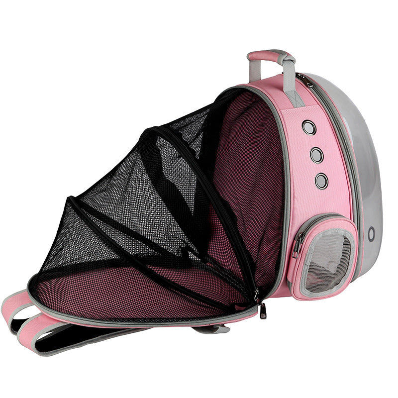 Portable Pet Backpack Carrier Bubble