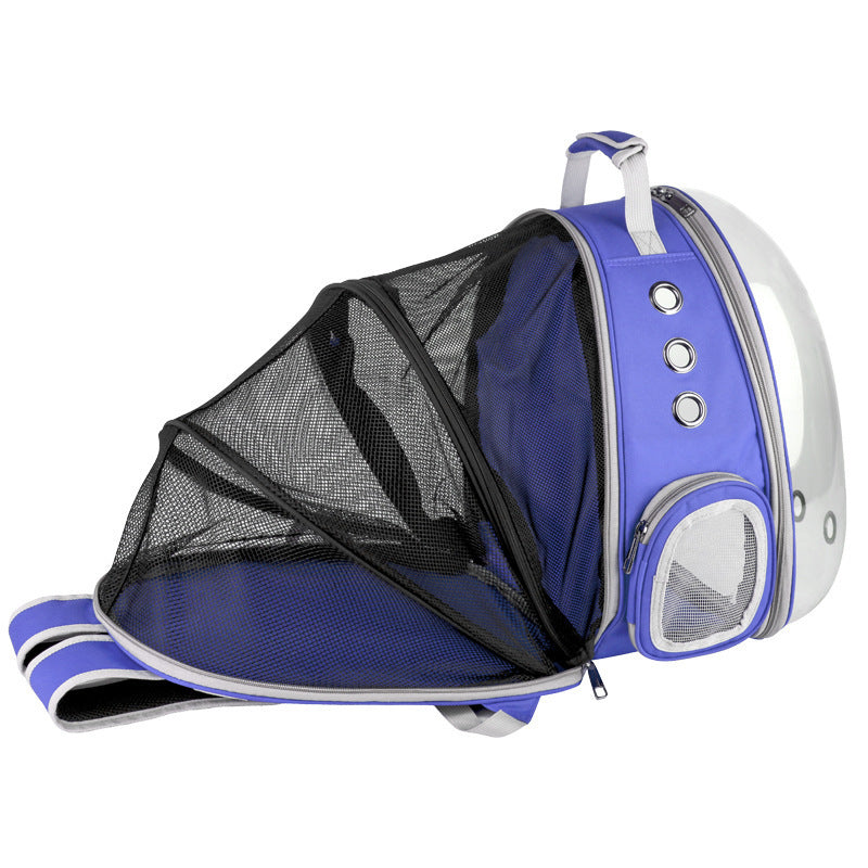 Portable Pet Backpack Carrier Bubble
