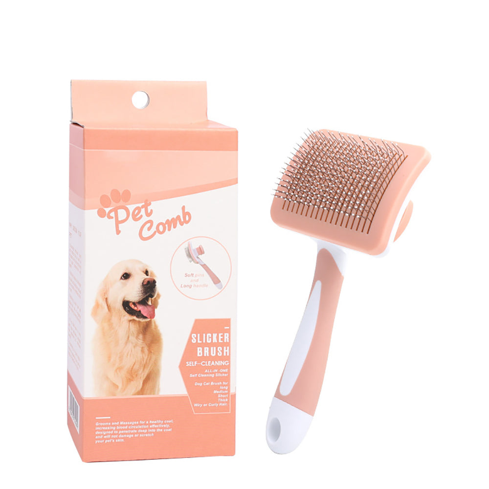 Self-Cleaning Slicker Brush