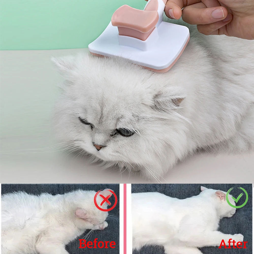 Self-Cleaning Slicker Brush