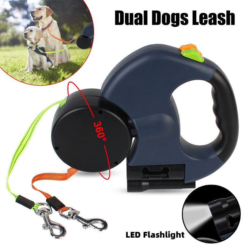 Reflective Dual Pet Leash