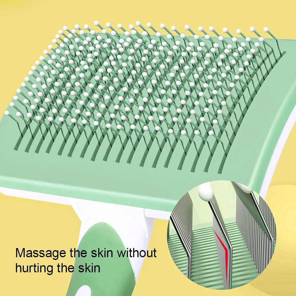 Self-Cleaning Slicker Brush